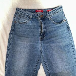 GUESS High Rise Denim Classic Mom Jeans